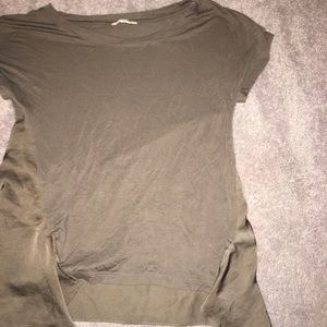 Hey army green shirt